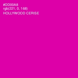 #DD00A8 - Hollywood Cerise Color Image