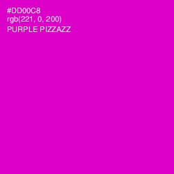 #DD00C8 - Purple Pizzazz Color Image