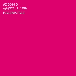 #DD016D - Razzmatazz Color Image