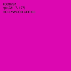 #DD07B1 - Hollywood Cerise Color Image