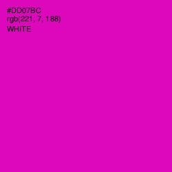 #DD07BC - Hollywood Cerise Color Image