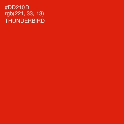#DD210D - Thunderbird Color Image