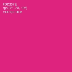 #DD237E - Cerise Red Color Image