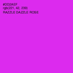 #DD2AEF - Razzle Dazzle Rose Color Image