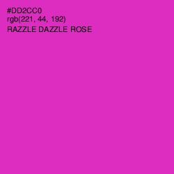 #DD2CC0 - Razzle Dazzle Rose Color Image