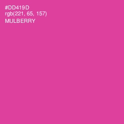 #DD419D - Mulberry Color Image