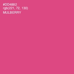 #DD4882 - Mulberry Color Image