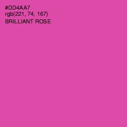 #DD4AA7 - Brilliant Rose Color Image