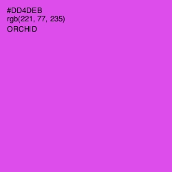 #DD4DEB - Orchid Color Image