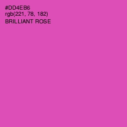 #DD4EB6 - Brilliant Rose Color Image