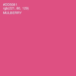 #DD5081 - Mulberry Color Image