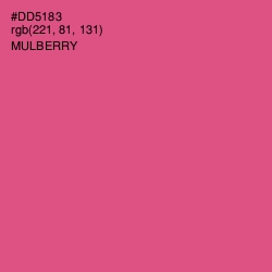 #DD5183 - Mulberry Color Image