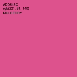 #DD518C - Mulberry Color Image