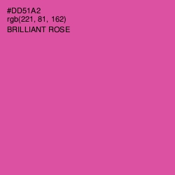 #DD51A2 - Brilliant Rose Color Image