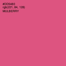 #DD5480 - Mulberry Color Image