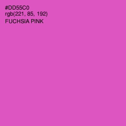 #DD55C0 - Fuchsia Pink Color Image