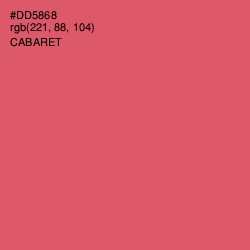 #DD5868 - Cabaret Color Image