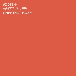 #DD5B44 - Chestnut Rose Color Image