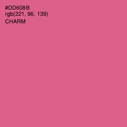 #DD608B - Charm Color Image