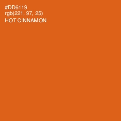 #DD6119 - Hot Cinnamon Color Image