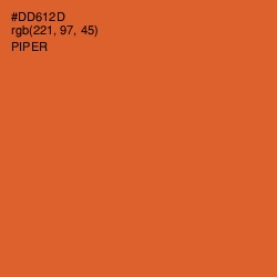 #DD612D - Piper Color Image