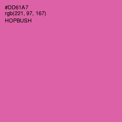 #DD61A7 - Hopbush Color Image