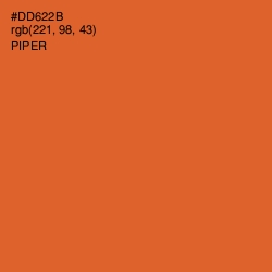 #DD622B - Piper Color Image