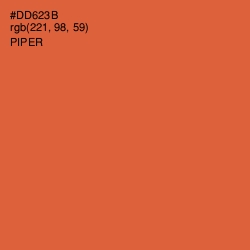 #DD623B - Piper Color Image