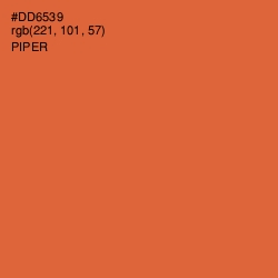 #DD6539 - Piper Color Image