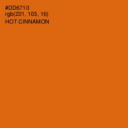 #DD6710 - Hot Cinnamon Color Image