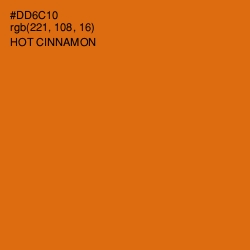 #DD6C10 - Hot Cinnamon Color Image