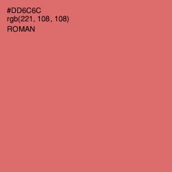 #DD6C6C - Roman Color Image