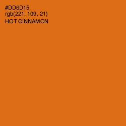 #DD6D15 - Hot Cinnamon Color Image