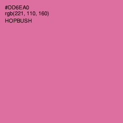 #DD6EA0 - Hopbush Color Image