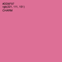 #DD6F97 - Charm Color Image