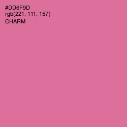 #DD6F9D - Charm Color Image