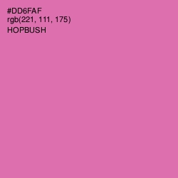 #DD6FAF - Hopbush Color Image