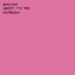 #DD71A0 - Hopbush Color Image
