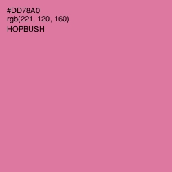 #DD78A0 - Hopbush Color Image
