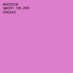 #DD7ECB - Orchid Color Image