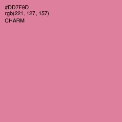#DD7F9D - Charm Color Image