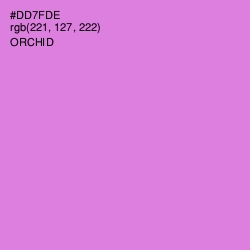 #DD7FDE - Orchid Color Image