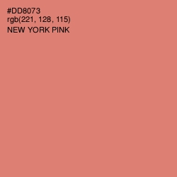 #DD8073 - New York Pink Color Image