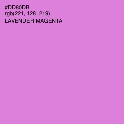 #DD80DB - Lavender Magenta Color Image