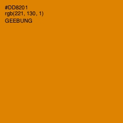 #DD8201 - Geebung Color Image