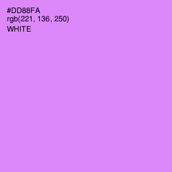 #DD88FA - Lavender Magenta Color Image