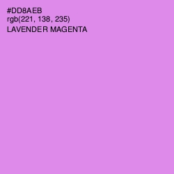 #DD8AEB - Lavender Magenta Color Image