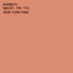 #DD8B70 - New York Pink Color Image