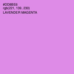 #DD8BE6 - Lavender Magenta Color Image