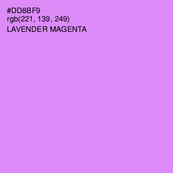 #DD8BF9 - Lavender Magenta Color Image